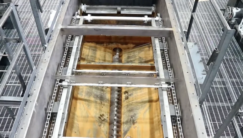 API Oil Water Separator top view