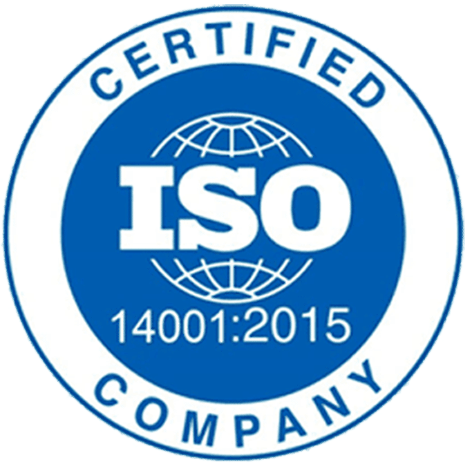 ISO 14001:2015 certification logo