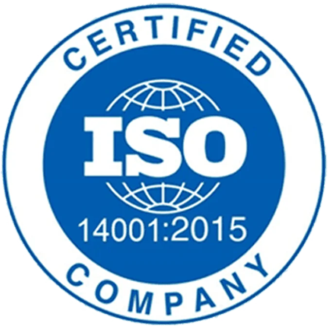ISO 14001:2015 certification logo
