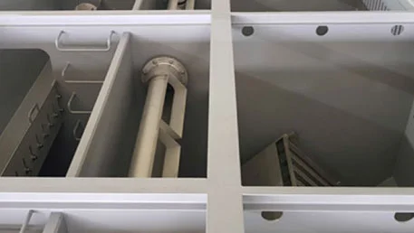 Corrugated Plate Interceptor Plate Oil-Water Separator close up perspective